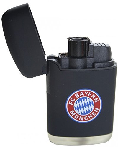 Feuerzeug FC Bayern München | Easy Torch Rubber 2 Stück schwarz von FC Bayern München