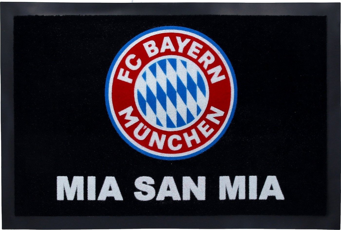Fußmatte FC Bayern München Fußmatte 40x60cm, FC Bayern München, Sie betreten heiligen Boden" Schriftzugoder FCB Emblem" von FC Bayern München