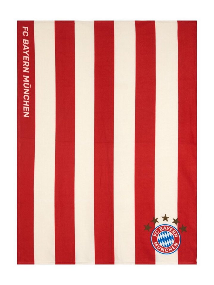 Wohndecke FC Bayern München Kuschelfleecedecke 150 x 200 cm, FC Bayern München von FC Bayern München