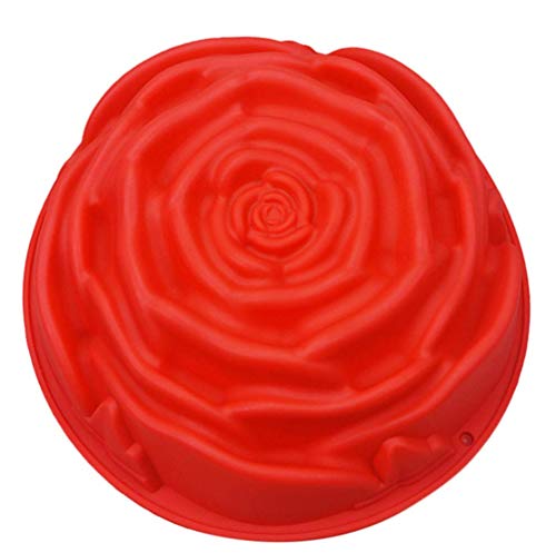 FC Fancy 1 Stück schöne Blume Form Silikon Kuchen Schimmel Backformen Brotbackformen Kuchenform Tortenformen Gugelhupfform Muffinform für Küche Torte Brot Backen Pudding von FC Fancy