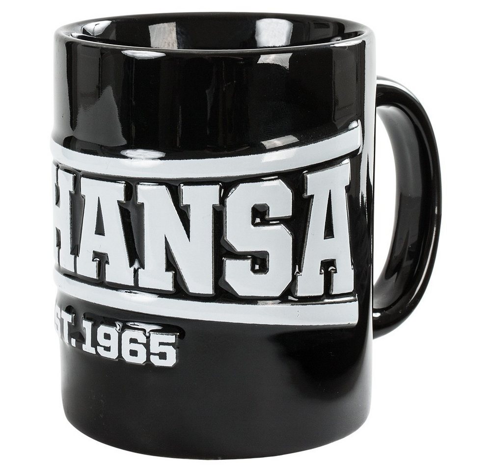 FC Hansa Rostock Becher Hansa Rostock Tasse "Hansa"-Relief von FC Hansa Rostock