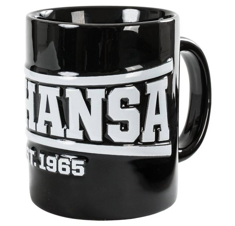 FC Hansa Rostock Becher Hansa Rostock Tasse "Hansa"-Relief von FC Hansa Rostock