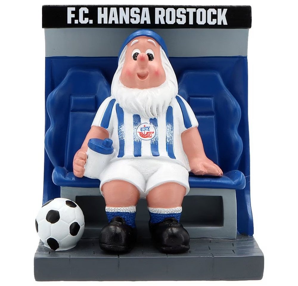 FC Hansa Rostock Dekofigur Hansa Rostock Gartenzwerg "Ersatzbank" von FC Hansa Rostock