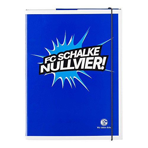 FC Schalke 04 Sammelmappe/Dokumentenmappe/Ordner/Heftebox/Sammelbox/Aufbewahrungsmappe S04 - Plus gratis Aufkleber Forever Gelsenkirchen von FC Schalke 04