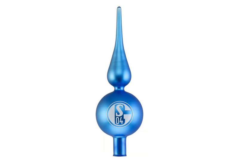 FC Schalke 04 Christbaumspitze "Frohe Weihnachten" Glas Blau-Weiß ca. 28 × 18 × 7 cm FC Schalke 04 Christbaumspitze "Frohe Weihnachten" Glas Blau-Weiß ca. 28 × 18 × 7 cm von FC Schalke 04