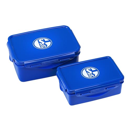 FC Schalke 04 Frühstücksdose Brotdose Logo 2er Set FC Schalke 04 Frühstücksdose Brotdose Logo 2er Set von FC Schalke 04
