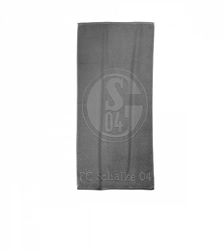 FC Schalke 04 Logo Handtuch (grau) von FC Schalke 04