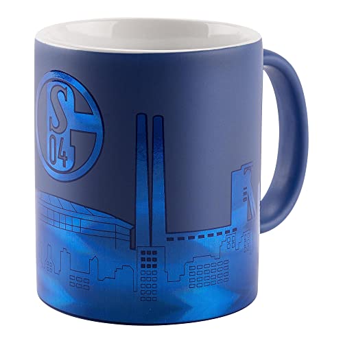 FC Schalke 04 S04 Tasse Becher Kaffeetasse ** Skyline Ton in Ton ** von FC Schalke 04