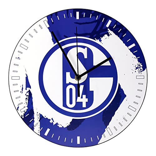 FC Schalke 04 Wanduhr Köningsblau 30 cm von FC Schalke 04