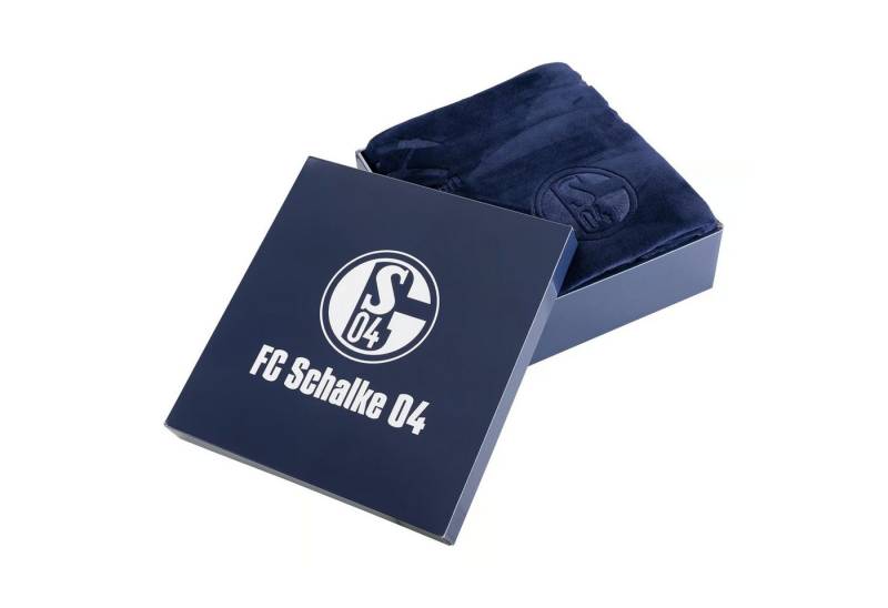 Wohndecke FC Schalke 04 geprägt in Geschenkbox Navy 150 x 200 cm 100% Polyester, FC Schalke 04 Wohndecke FC Schalke 04 geprägt in Geschenkbox Navy 150 x 200 cm 100% Polyester, FC Schalke 04 von FC Schalke 04