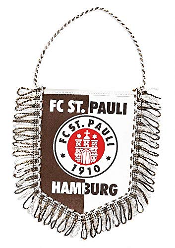 FC St. Pauli Auto Wimpel Logo Banner, Autobanner, Autowimpel - Plus Aufkleber Fans gegen Rechts von FC St. Pauli