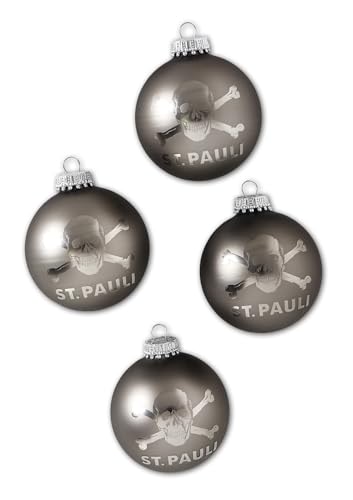 FC St. Pauli Christbaumkugeln 4er - Set ** grau ** FC St. Pauli Christbaumkugeln 4er - Set ** grau ** von FC St. Pauli