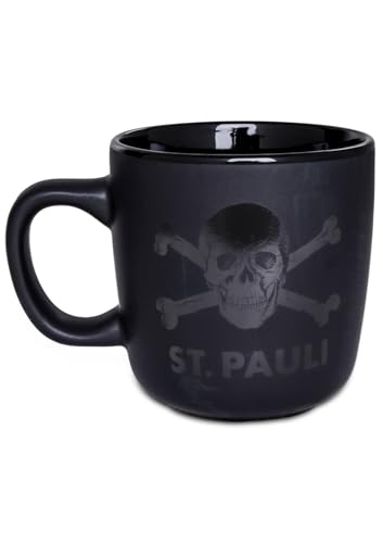 FC St. Pauli Kaffeebecher Mattschwarz von FC St. Pauli