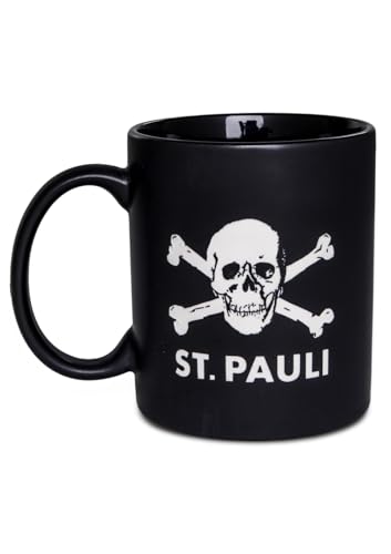 FC St. Pauli Kaffeebecher Totenkopf Schwarz von FC St. Pauli