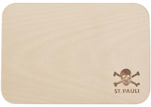 FC St. Pauli Tozenkopf Frühstücksbrettchen Frühstücksbrett (beige, Einheitsgröße) von FC St. Pauli