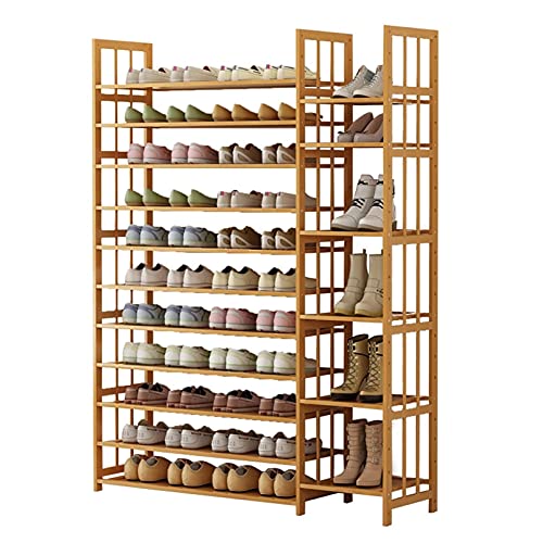 NMDCDH Schuhregal 10/11-Tiers Schuhregal Holz Großer Schuhaufbewahrungsorganisator Multifunktionales Schuhturmregal für Eingangsbereich Wohnzimmer Schuhaufbewahrung (Größe : 170 (11-Ebene von FCHMY