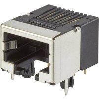 FCI Modular jacks RJ45-Einbaubuchse 92250-088LF Buchse, Einbau horizontal Pole: 8P8C Metall 1 St. von FCI