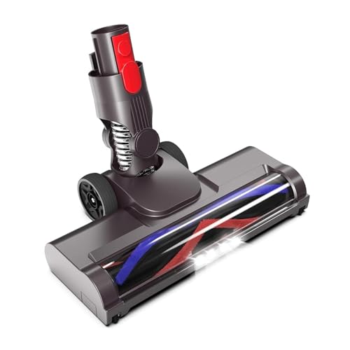 FCJPYRAPS Kompatibel mit Dyson V15 V8 V7 V10 V11 Staubsaugern, Hartholzbodenaufsatz, weicher Rollenbürstenkopf mit Licht von FCJPYRAPS