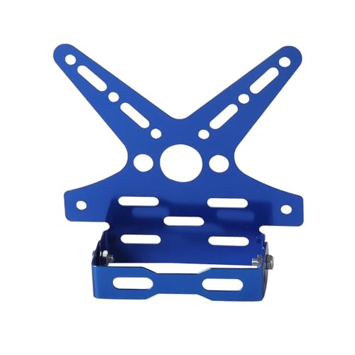 Motorrad Nummernschild Rack Universal Galvanik Aluminiumlegierung Einstellbare Motorrad Nummernschild Rahmen Nummer Abdeckung von FCLDZZ