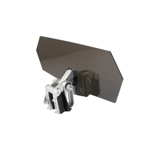 Motorrad Universal Schwarz Verstellbare Windschutzscheibe Windschotte Windschutzscheibe Motorrad Universal Schwarz Verstellbare Windschutzscheibe Windschotte Windschutzscheibe von FCLDZZ