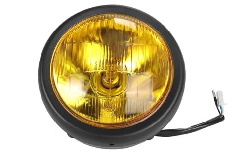 für CG125 GN125,Retro Objektiv Motorrad Rund Modifizierter Frontscheinwerfer Passend Passend für CG125 GN125,Retro Objektiv Motorrad Rund Modifizierter Frontscheinwerfer Passend Passend von FCLDZZ