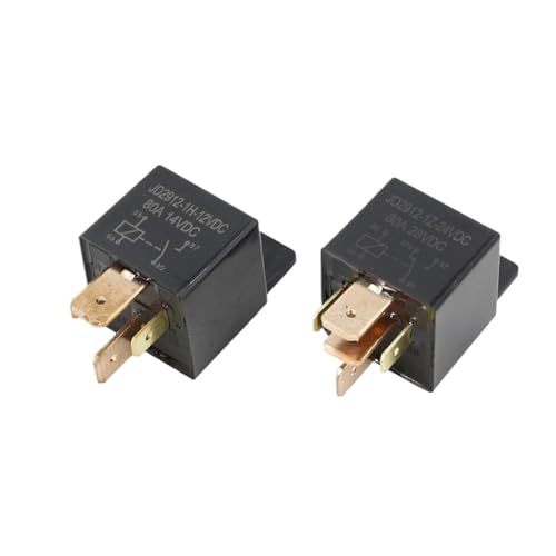 1 STÜCKE 4/5 Pin 80A Wasserdichtes Autorelais Lange Lebensdauer Kfz-Relais Schließer DC 12 V/24 V JD1914 JD2914 Mit Kunststoffrückseite(Relay Socket,5 Pin) von FCLJLJGHT