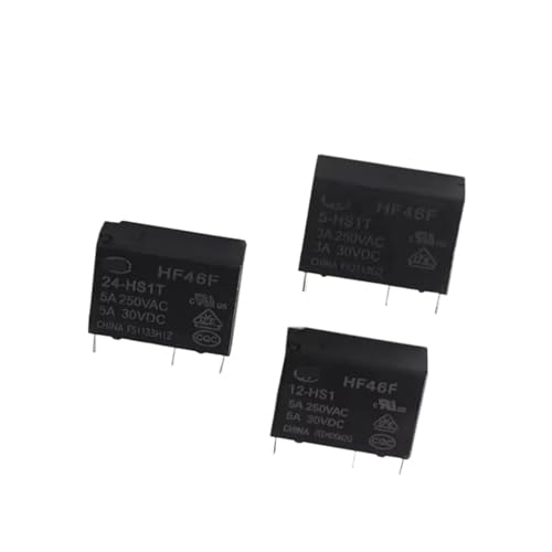 【10-1PCS】5A 4Pin HF46F-5-HS1 HF46F-12-HS1 HF46F-24-HS1 Leistungsrelais A Schließer 5 V 12 V 24 V DC 5A 250VAC Relais(1PCS,HF46F-12-HS1) von FCLJLJGHT