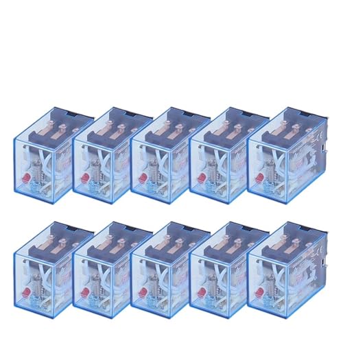 10PCS MY3NJ HH53P Micro Mini Relais MY3 11-Pin DC12V/DC24V/DC110V/DC220V Spule Allgemeine Zweck Zwischen Elektromagnetische DPDT(12V) von FCLJLJGHT