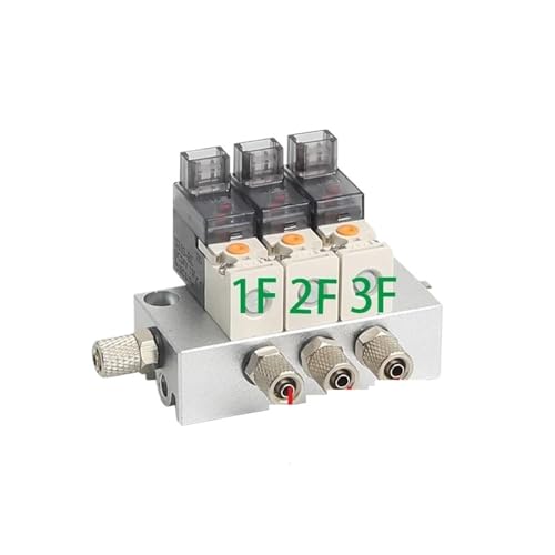 12V 24V 220V miniature Pneumatic Solenoid Valve Combination Positive pressure negative pressure use 2/3 way NC Valves(101-220V-4,5F) von FCLJLJGHT