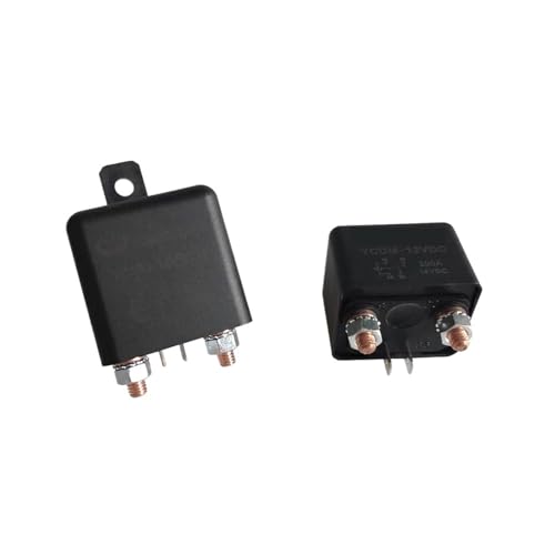 200A Hochstrom-Startrelais 12/24V Hochleistungs-Automobilrelais YC180-12/24VDC-A Typ Intermittierend 4,8W(12V,Old style) von FCLJLJGHT