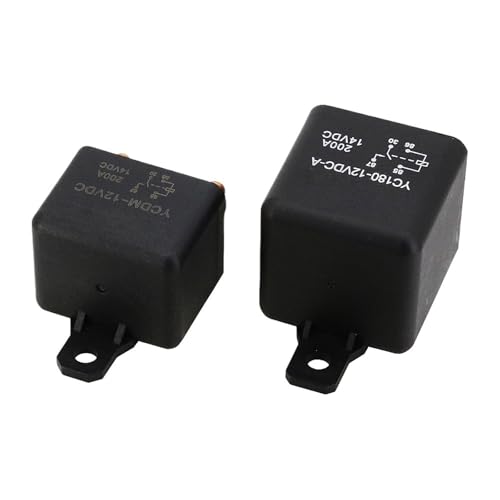 200A Hochstrom-Startrelais 12/24V YC180-12/24VDC-A Typ Intermittierendes 2,4W Hochleistungs-Automobilrelais(12V,Mini style) von FCLJLJGHT