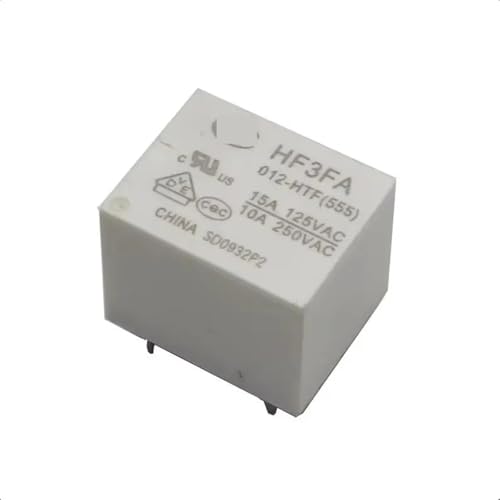 【3-1 STÜCK】 Relais HF3FA-012-HTF(135) 12 VDC 10 A 4-polig(3PCS) von FCLJLJGHT