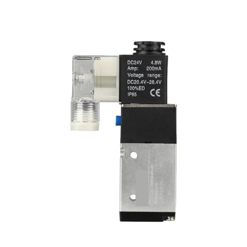3V210-08 DC12V DC24V AC110V AC220V Pneumatic Fittings 3 Way 2 Position Air Directional Control Solenoid Valve(ONLY 3V210,DC24V) von FCLJLJGHT