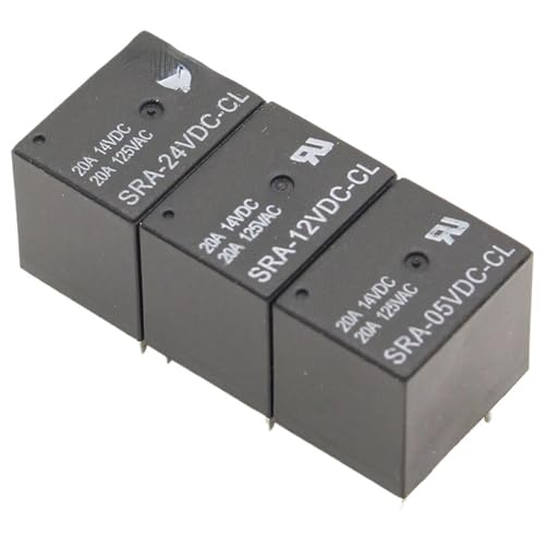 5 Teile/los leistungsrelais SRA-05VDC-CL SRA-12VDC-CL SRA-24VDC-CL 5 V 12 V 24 V 20A 5PIN(24V) von FCLJLJGHT