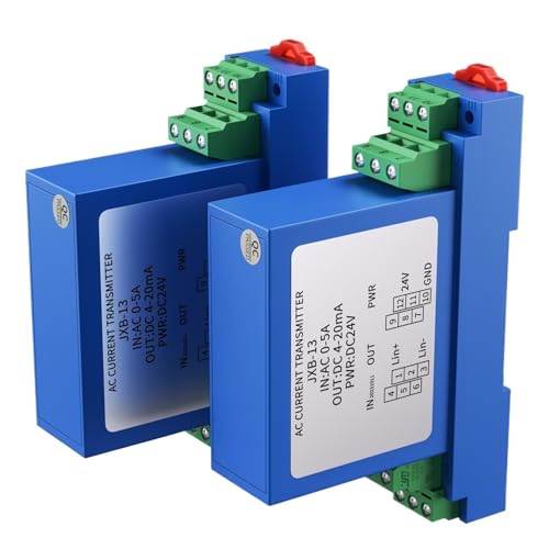 AC/DC 0-10A Current Transducer Transmitter 4-20MA to 0-10V to RS485 DC 24V Hall Current Sensor Quick Response Current Sensor(DC 0-6A) von FCLJLJGHT