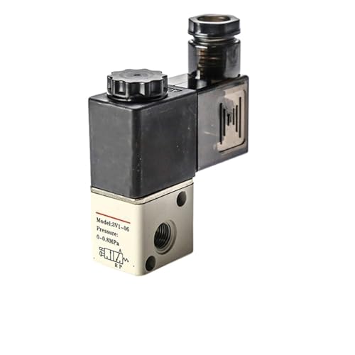 Direct Action Electromagnetic Valve 3V1-06 1/8" 2 Position 3 Way Pneumatic Solenoid Valve(AC110V) von FCLJLJGHT