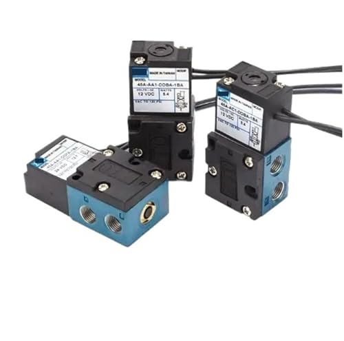 FCLJLJGHT 4 Way 5way 45A High Frequency Pneumatic Solenoid Valve 45A-AA1-DDAA-1BA 45A-AC1-DDBA-1BA 45A-BC1-DDAA-1BA DDFA DDBA(45A-AC1-DDFA-1BA 24V) von FCLJLJGHT