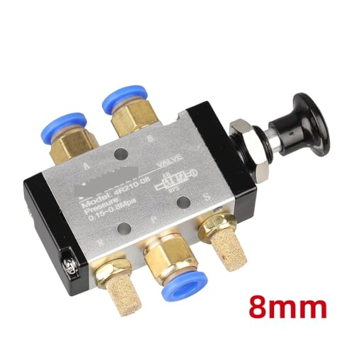FCLJLJGHT 4R210-08 Manual Valve 2 Way 5 Position Push and Pull Pneumatic Switch of Directional Valve 4R310-10 3R310-10(8mm) von FCLJLJGHT