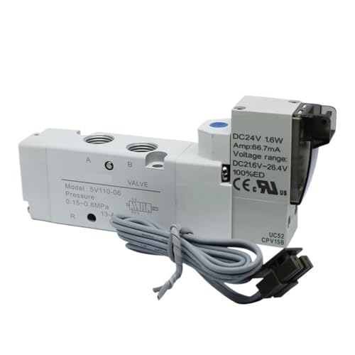 FCLJLJGHT 5V Series Pneumatic Air Control Valve 5V110-06A/B/C/F/5V210-08 310-10 Solenoid Valve(5V310-10-AC220V) von FCLJLJGHT