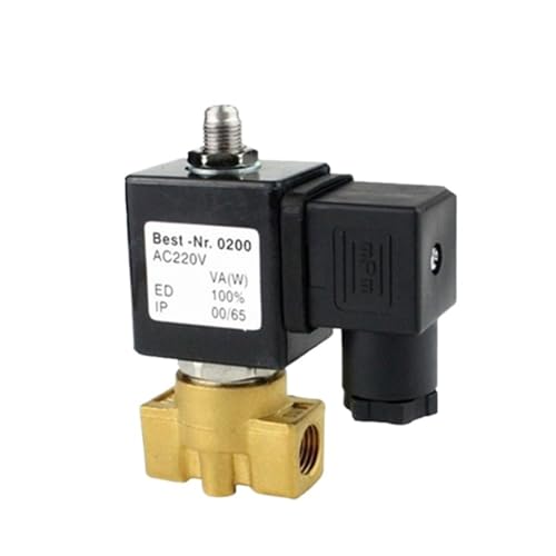 FCLJLJGHT Loading Unloading Deflation Two-Position Three-Way Solenoid Valve VX2320-08 Air Compressor Exhaust Valve 1/8" 1/4"(DC12V (Ordinary),1/4") von FCLJLJGHT