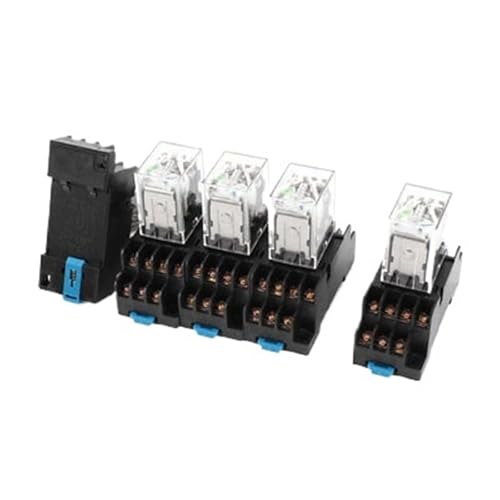 HH54PL DC 24V Spule 4PDT 14Pin 35mm Din-schiene Elektromagnetische Power Relais 5 Stück HH54PL DC 24V Spule 4PDT 14Pin 35mm Din-schiene Elektromagnetische Power Relais 5 Stück von FCLJLJGHT