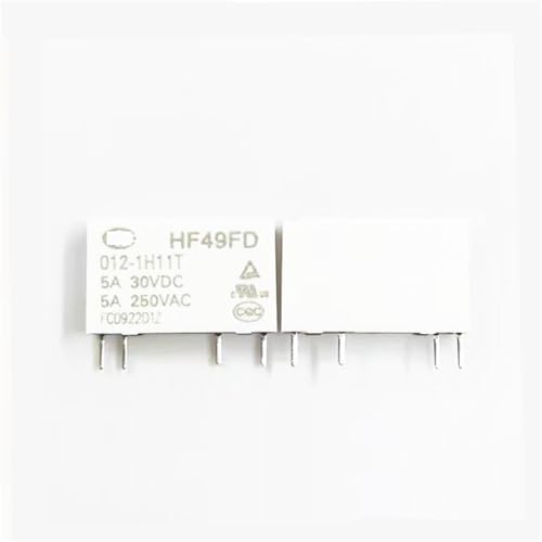 Relais HF49FD 012-1H11THF49FD 0121H11T 12VDC 12V DCV12 5A 4PIN-Relais(20PCS) von FCLJLJGHT