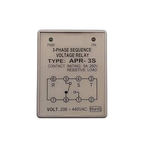 Zeitrelais APR-3S aufgrund Phasenumkehrphasenrelais AC208-440v(APR-4S 220V-440VAC) von FCLJLJGHT