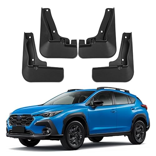 FCNNYBF 4 Stück Schmutzfänger Auto für Subaru Crosstrek 2024 2025, Fahrzeu Vorne Hinten RadschüTzer Schutzbleche Spritzschutz Dustproof Kratzfest Zubehör von FCNNYBF