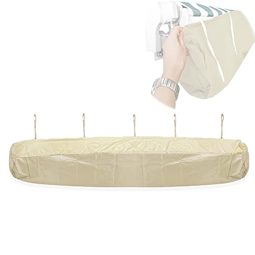 Markisen-Schutzhülle – Regendach Aufbewahrungstasche 420D Outdoor Schatten Regenschirme Zubehör passend für 4 x 3 m einziehbare Markise (Beige) von FCOUIID