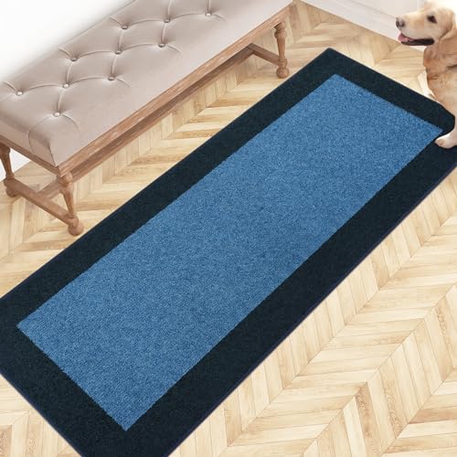 FCSDETAIL Schmutzfangmatte Innen 60 x 150 cm, rutschfeste Fußmatte, waschbar Fussmatte, Läufer Teppich für Hund, Eingang, Küchen & Flur von FCSDETAIL