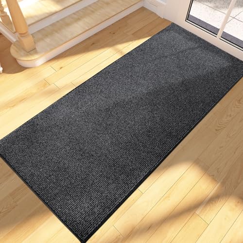 FCSDETAIL Schmutzfangmatte Innen 60x180cm Maschinenwaschbar Eingangsteppich Hunde-Fußmatte rutschfest Innen Läufer Teppich für Flur Eingangsbereich Küche von FCSDETAIL