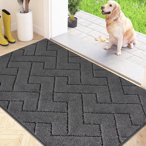 FCSDETAIL Schmutzfangmatte Innen 80 x 120 cm, rutschfeste Fußmatte, waschbar Sauberlaufmatte, absorbierend Türmatte, Fussmatte Teppich für Hund, Eingang, Haustür & Flur FCSDETAIL Schmutzfangmatte Innen 80 x 120 cm, rutschfeste Fußmatte, waschbar Sauberlaufmatte, absorbierend Türmatte, Fussmatte Teppich für Hund, Eingang, Haustür & Flur von FCSDETAIL