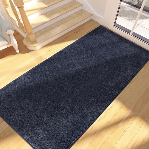 FCSDETAIL Schmutzfangmatte Innen Lang 80 x 178 cm, rutschfeste waschbare Fußmatte, Sauberlaufmatte, absorbierend Türmatte, Fussmatte Läufer Teppich für Hund, Eingang, Haustür, Flur, Küchen, Korridor von FCSDETAIL