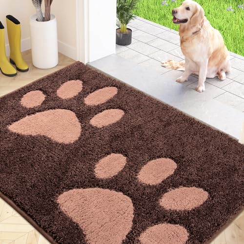 FCSDETAIL Schmutzfangmatte waschbar 84 x 150 cm, Fußmatte Innen, absorbierend Fussmatte, rutschfeste Sauberlaufmatte, wasserdicht Teppich für Hund, Eingang, nasse Pfoten von FCSDETAIL